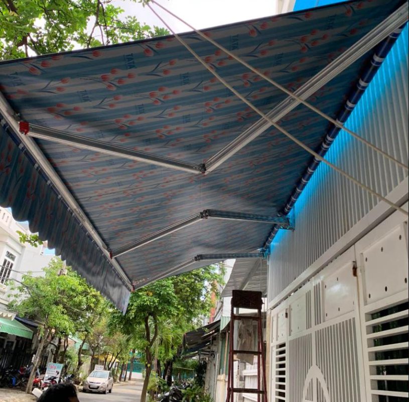 Thi công mái hiên di động Quảng Bình